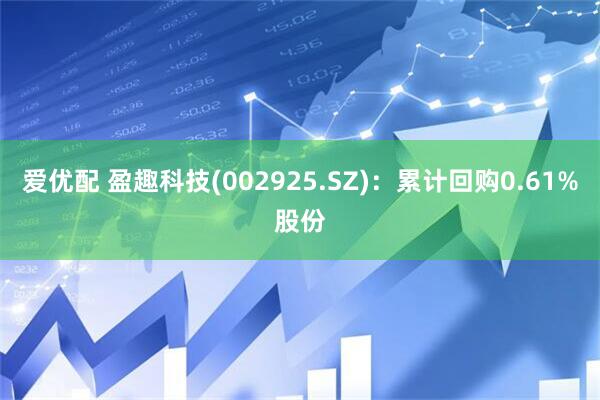 爱优配 盈趣科技(002925.SZ)：累计回购0.61%股份